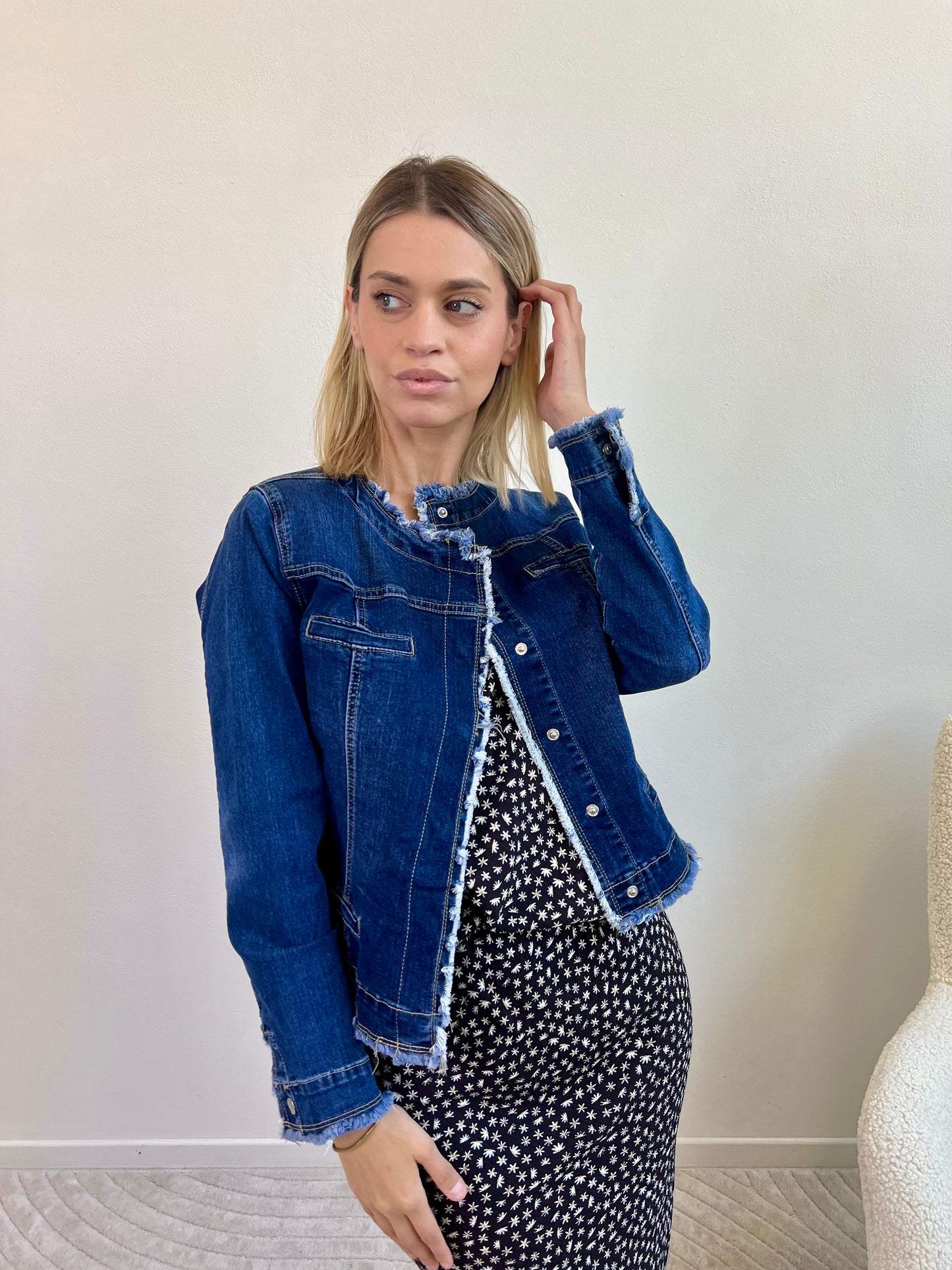 GIACCA DENIM STRETCH taglia S