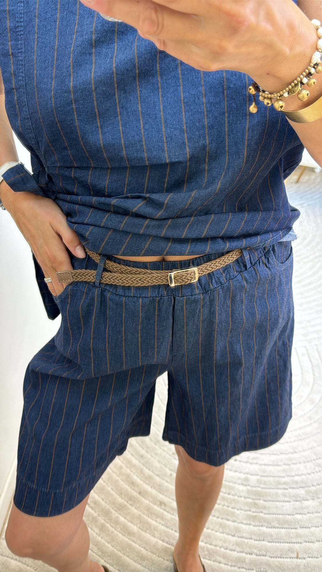 COORDINATO BERMUDA GESSATO