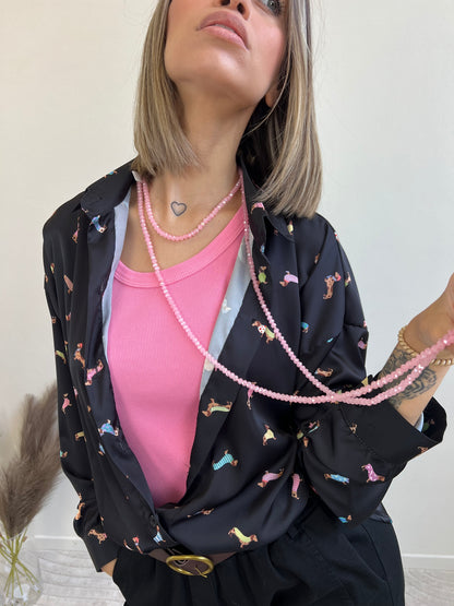CAMICIA BASSOTTI NERA