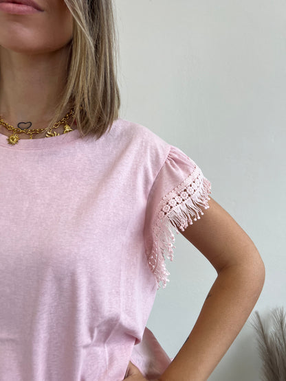 T.shirt YLENIA ROSA TAGLIA L/XL