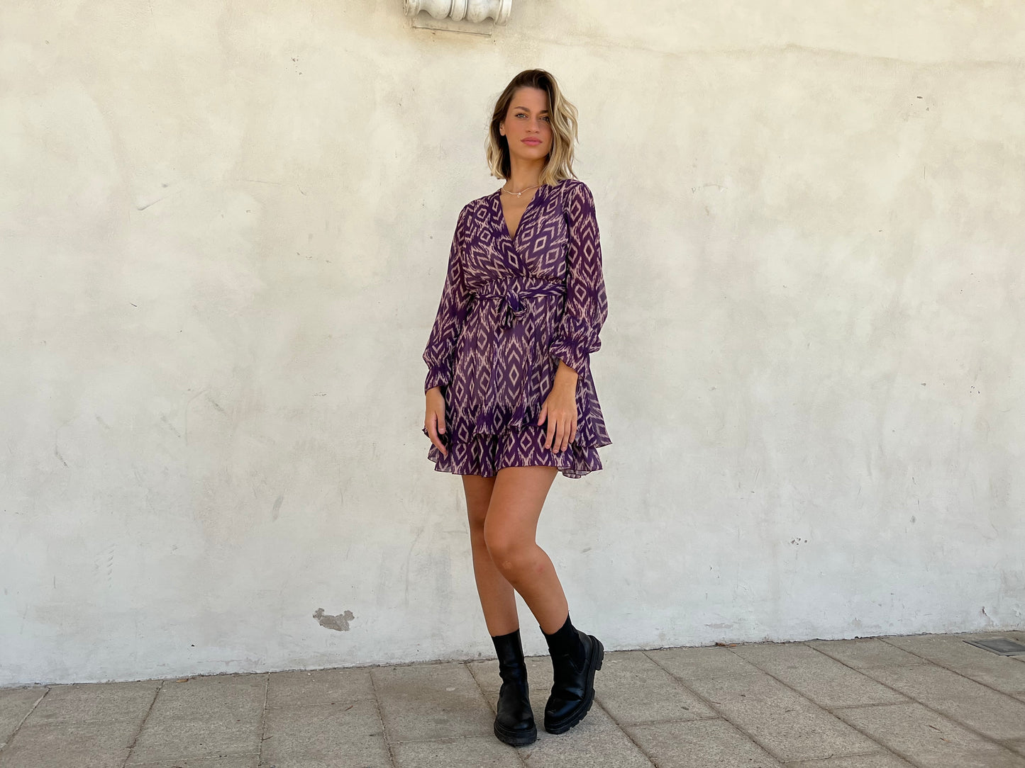 Mini dress VANIA var.Viola