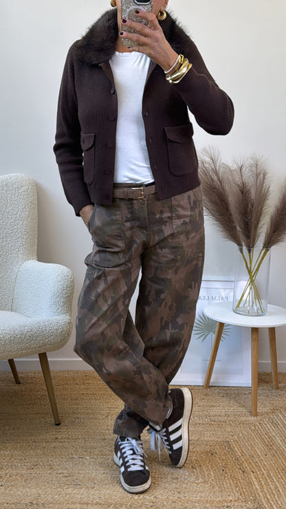 JEANS STAMPA CAMOUFLAGE