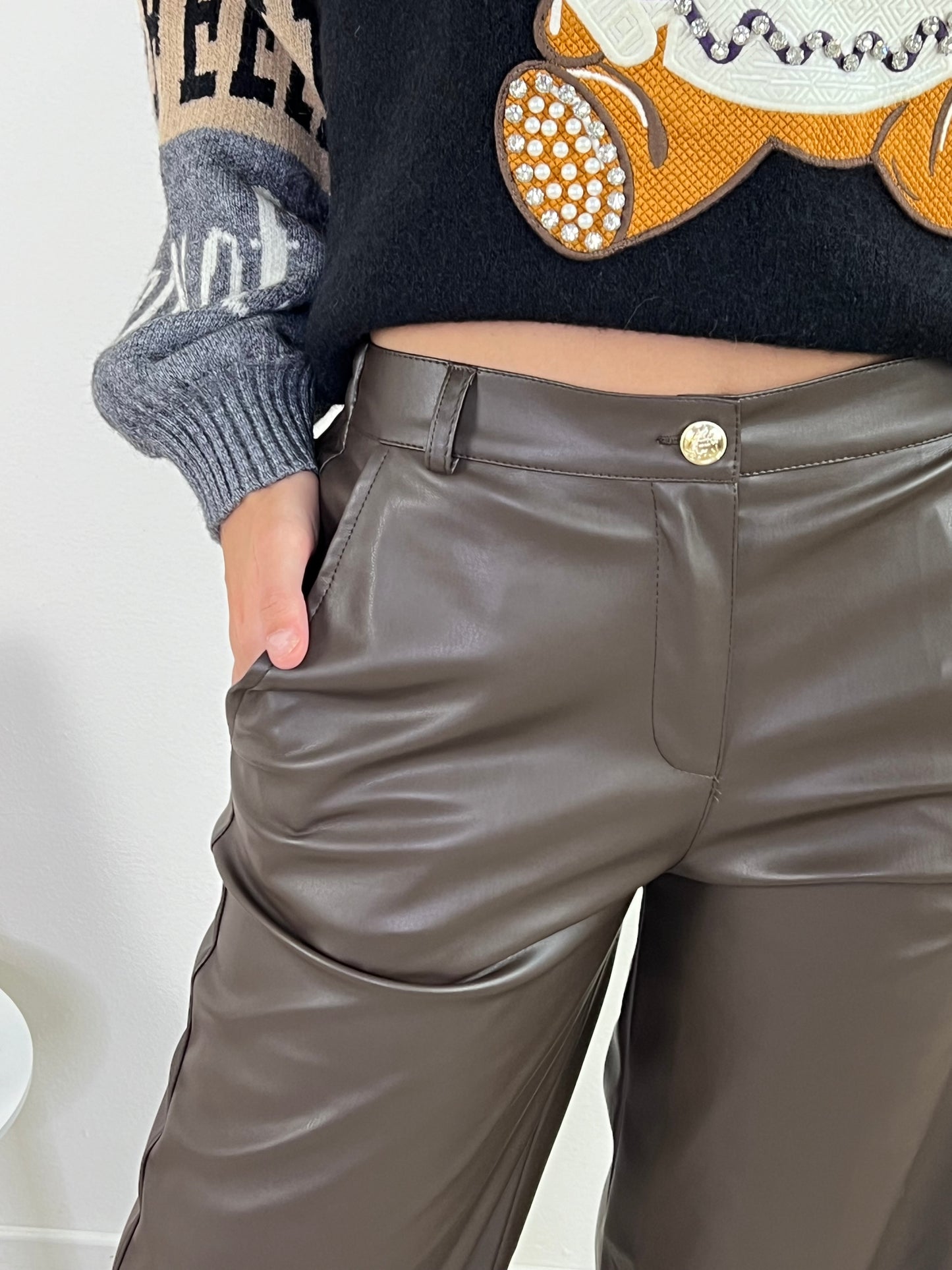 CRUZ PANTALONE ECO PELLE TG.L