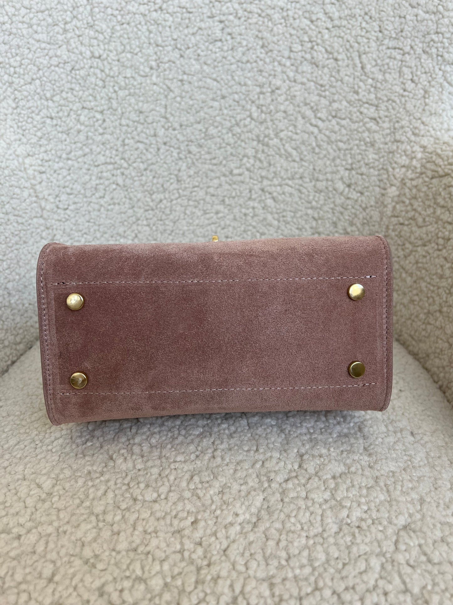 ZELDA BORSA SCAMOSCIATA ROSA BLUSH