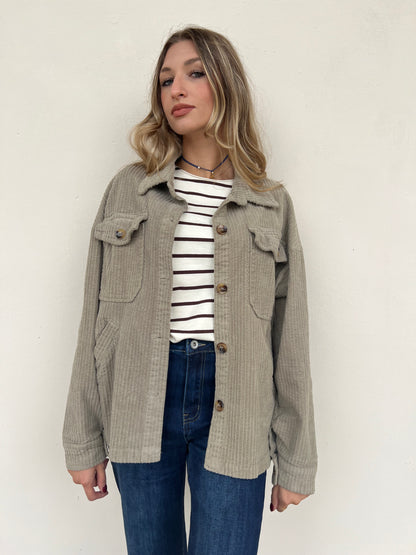 CARNABY GIACCA IN VELLUTO VAR.BEIGE