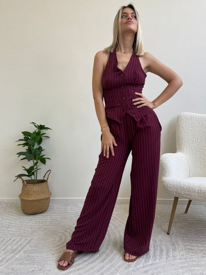 COORDINATO  VANITY BORDEAUX GESSATO