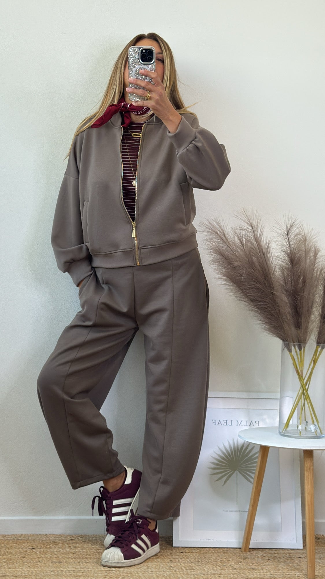 PANTALONE OVETTO FANGO