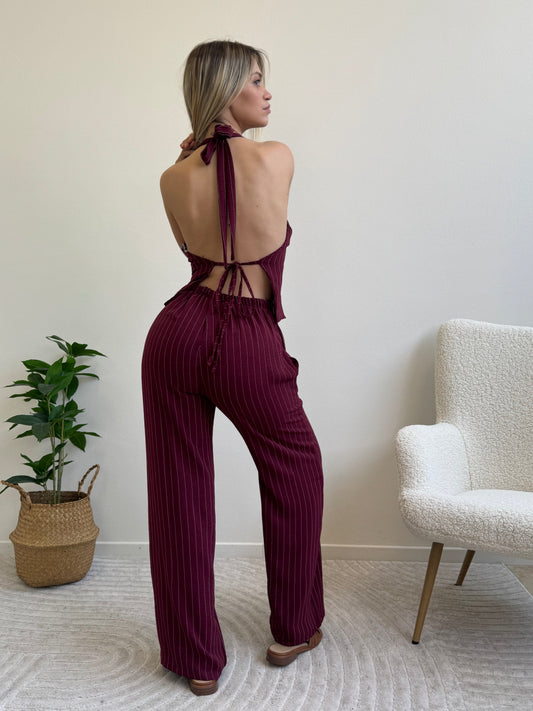 COORDINATO  VANITY BORDEAUX GESSATO