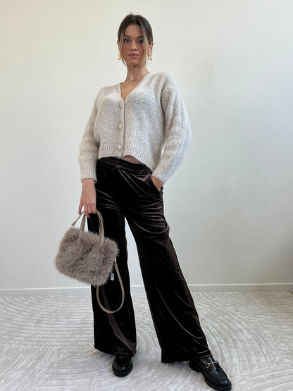 CLIO CARDIGAN MOHAIR BURRO
