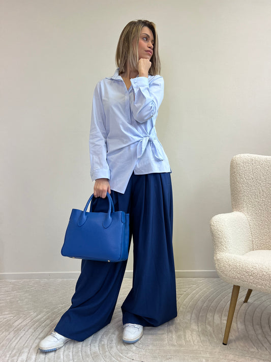 MIRIAM PANTALONE A PALAZZO BLU MARE