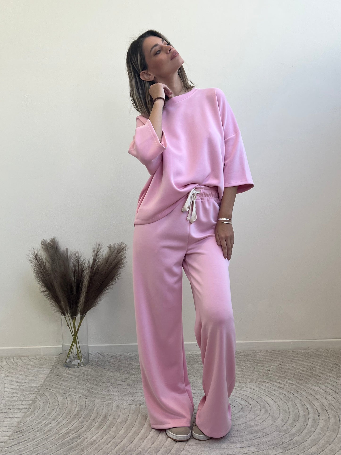 PANTALONE SOFT TOUCH EMILIE ROSA BUBBLE