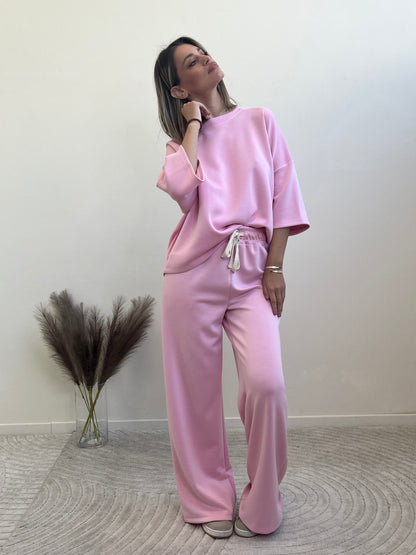 PANTALONE SOFT TOUCH EMILIE ROSA BUBBLE