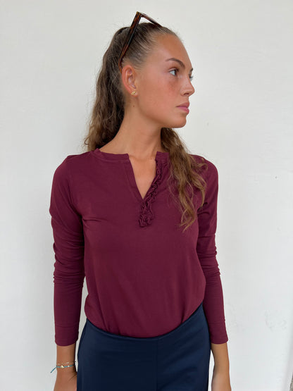 LESLY T.SHIRT BORGOGNA