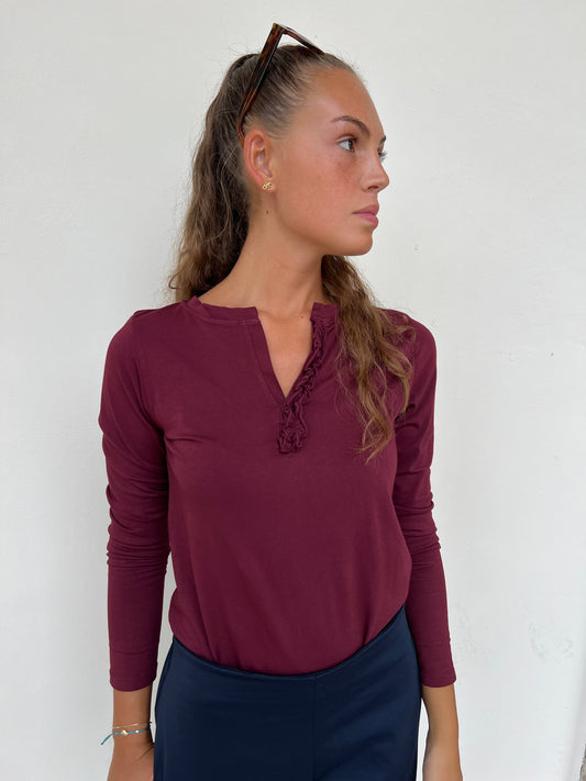 LESLY T.SHIRT BORGOGNA
