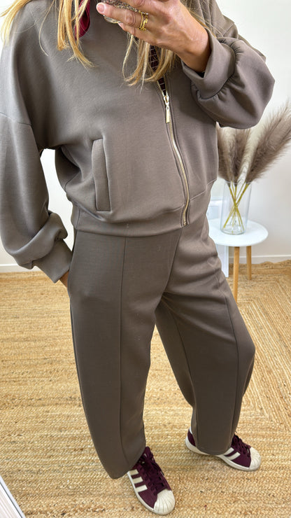 PANTALONE OVETTO FANGO