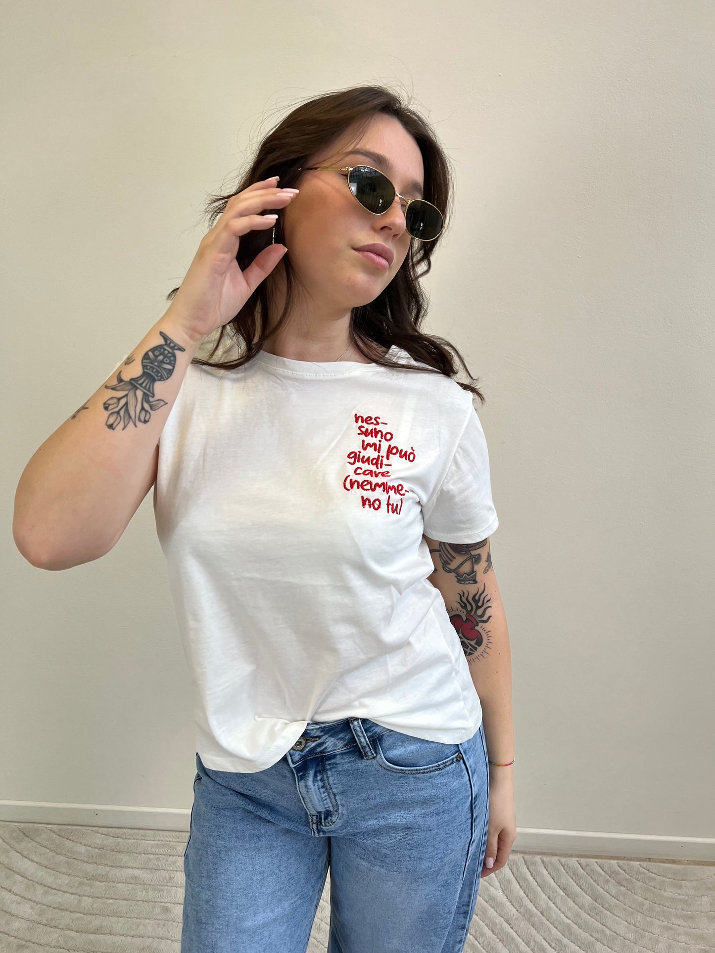 T.SHIRT “NESSUNO MI PUÒ GIUDICARE “