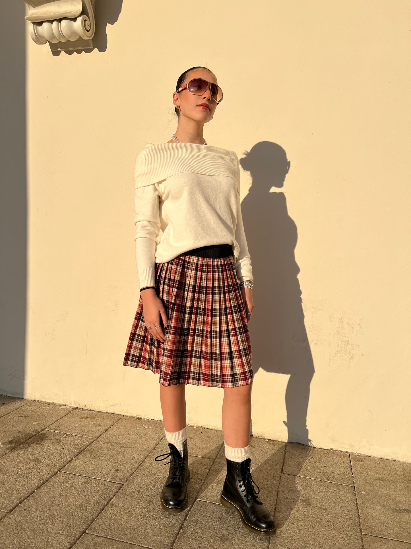 EMMA PULLOVER A SPALLE SCOPERTE LATTE