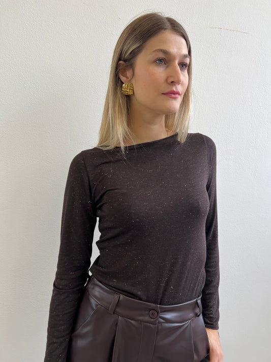 CACHEMIRINA CIOCCOLATO LUREX