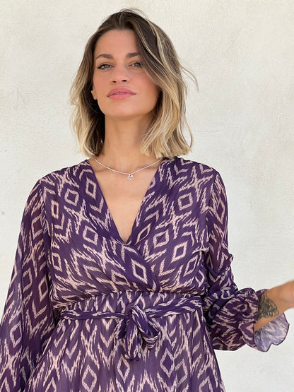 Mini dress VANIA var.Viola