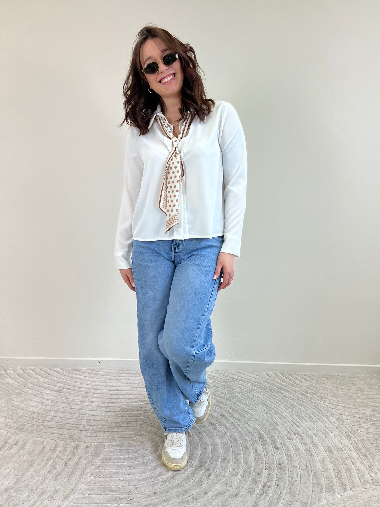 ABBY CAMICIA CON FOULARD