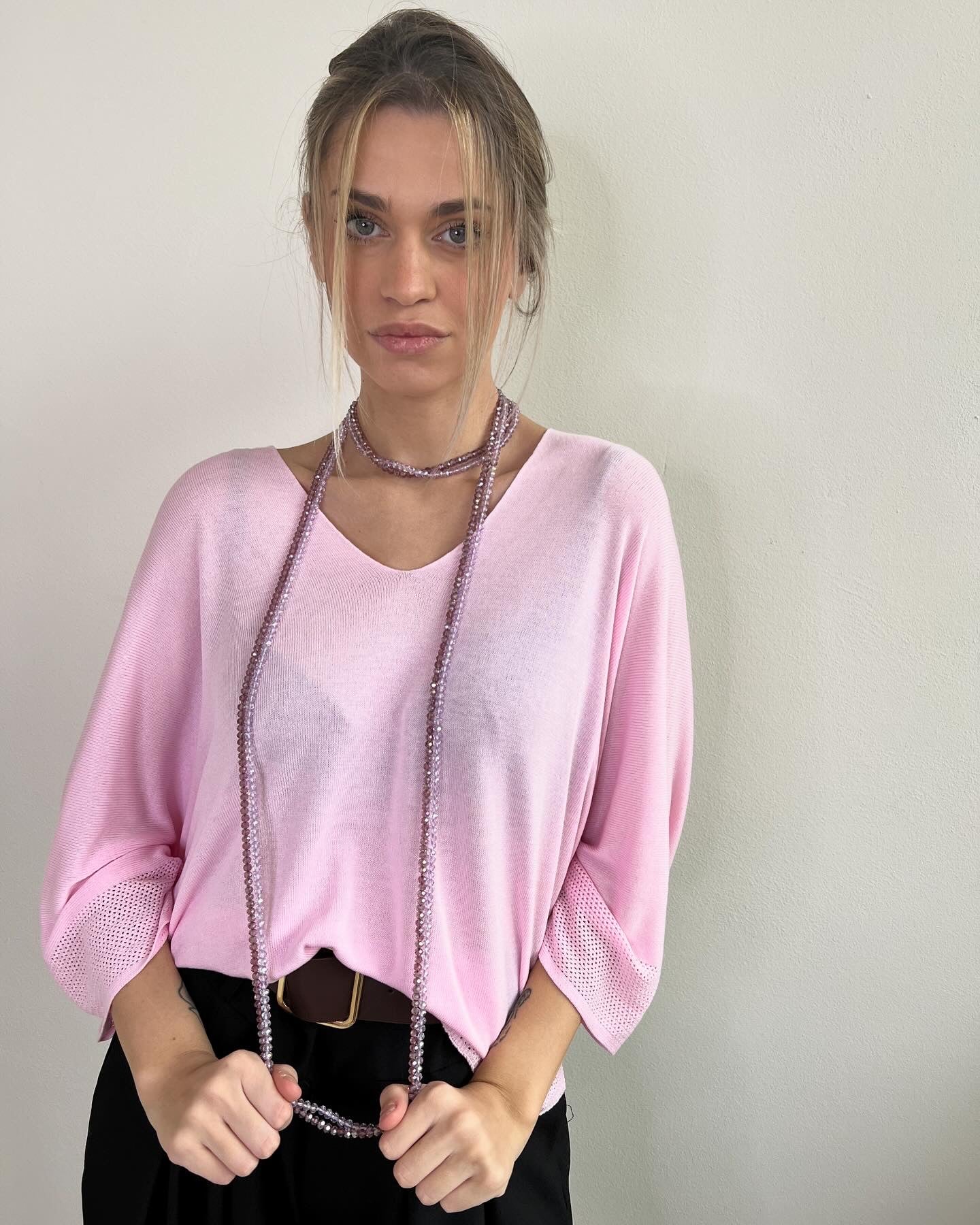 COLLANA LUNGA SFACCETTATA AMETISTA