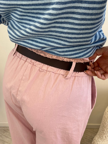 GESSY PANTALONE OVETTO ROSA