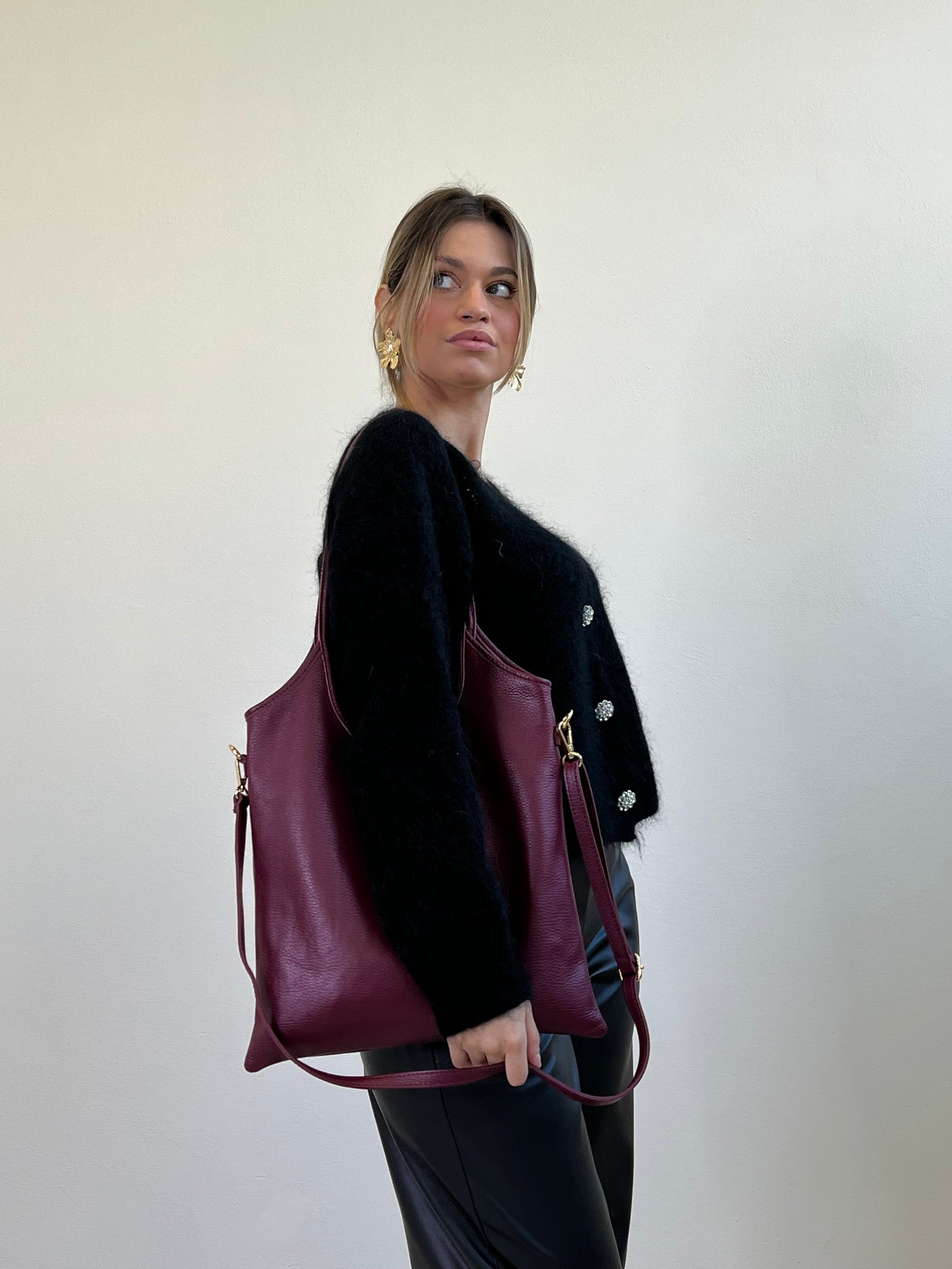 CLIO CARDIGAN MOHAIR NERO