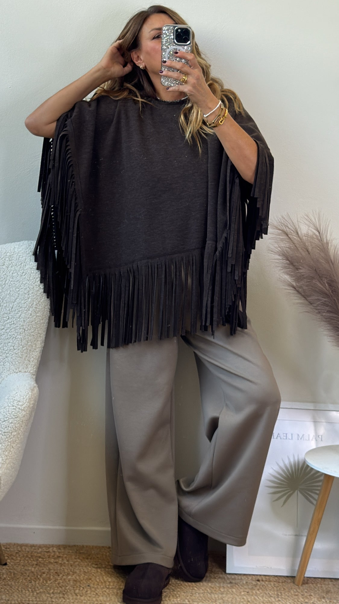 PONCHO FRANGE TESTA DI MORO