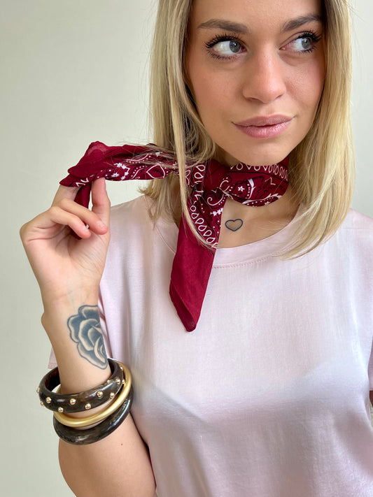 Bandana bordeaux