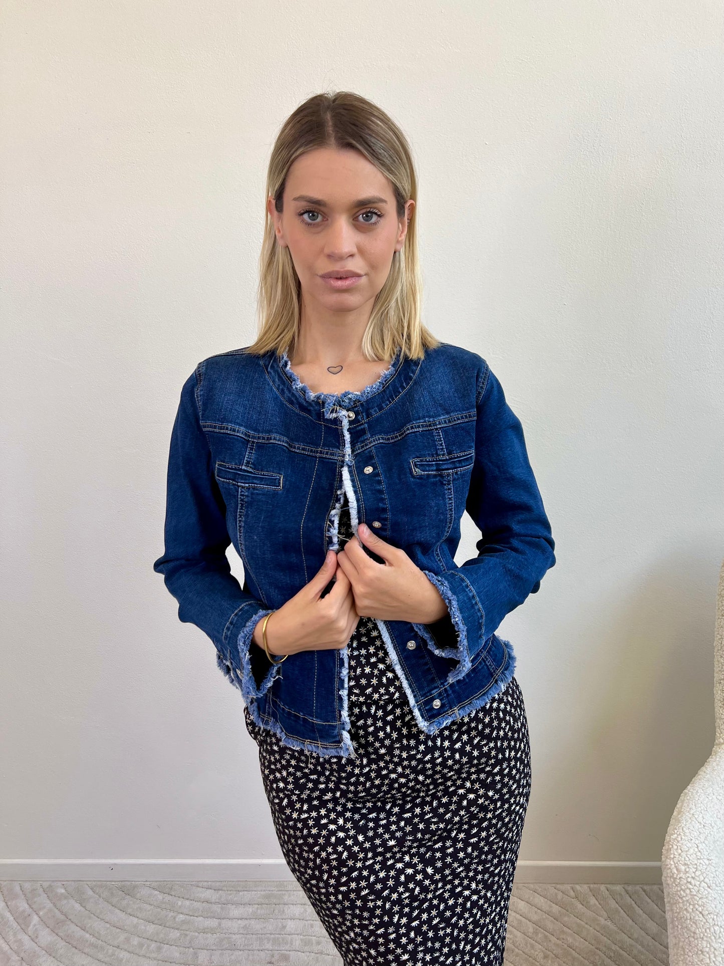 GIACCA DENIM STRETCH taglia S