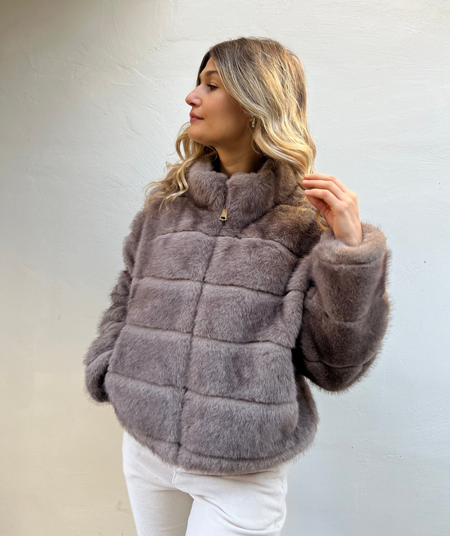 DEVA GIUBBINO ECO PELLICCIA