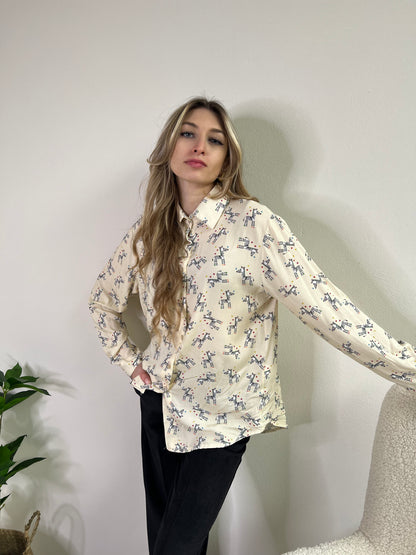 CAMICIA CARTOON STAMPA ZEBRA