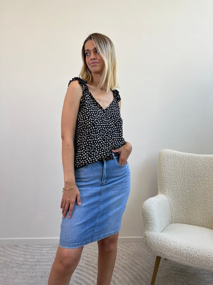TOP ALISÈ micro fiore