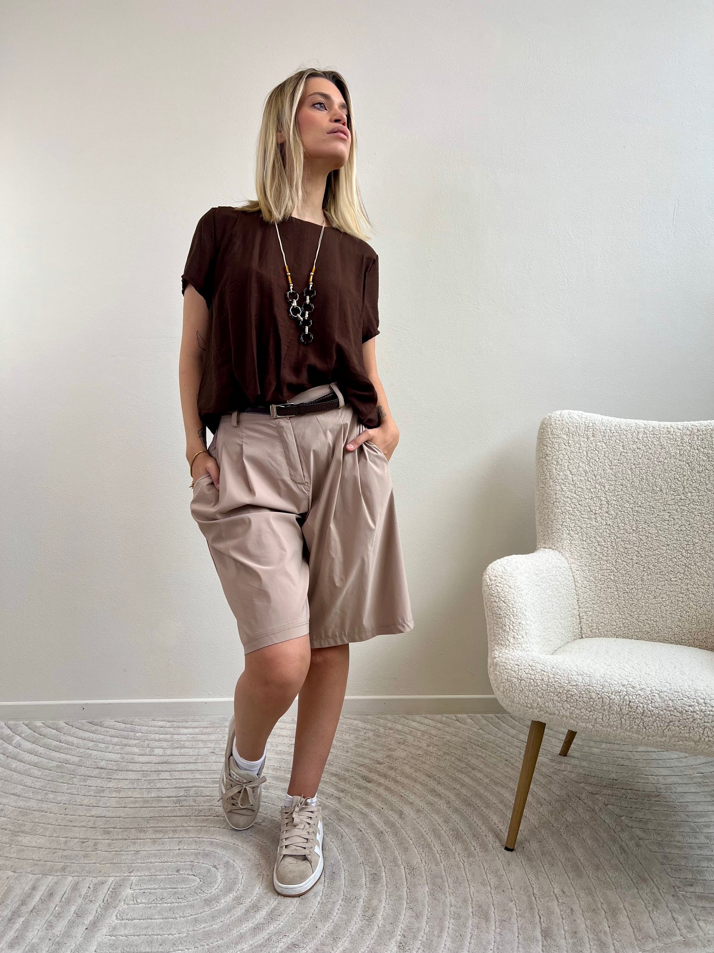 BLUSA PAPAYA variante cioccolato
