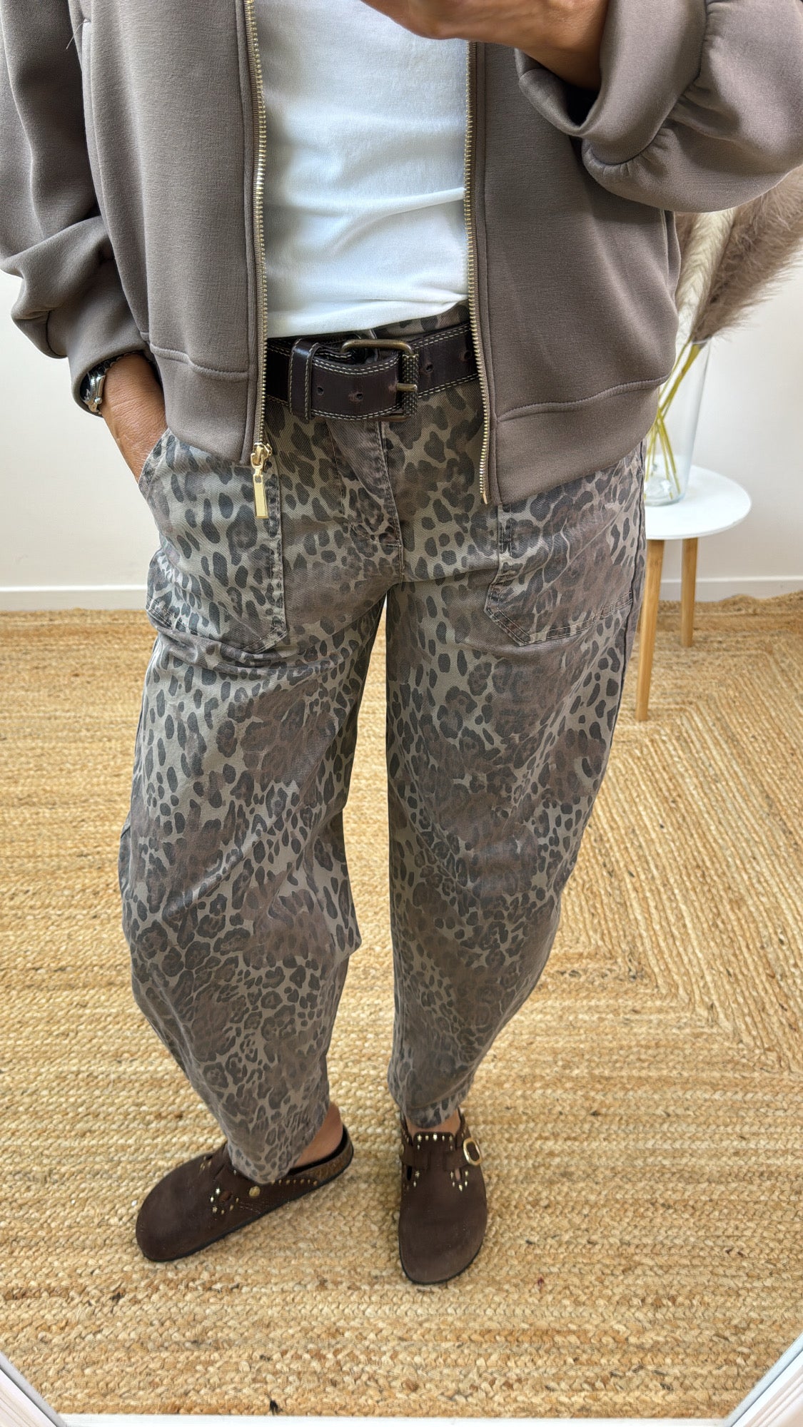 JEANS STAMPA MACULA