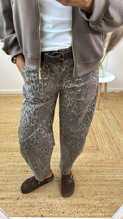 JEANS STAMPA MACULA