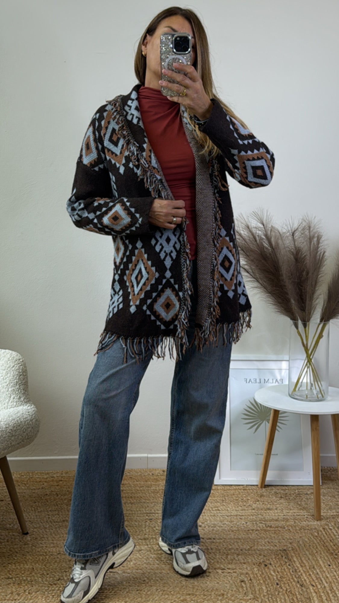 KLIMT CARDIGAN CIOCCOLATO