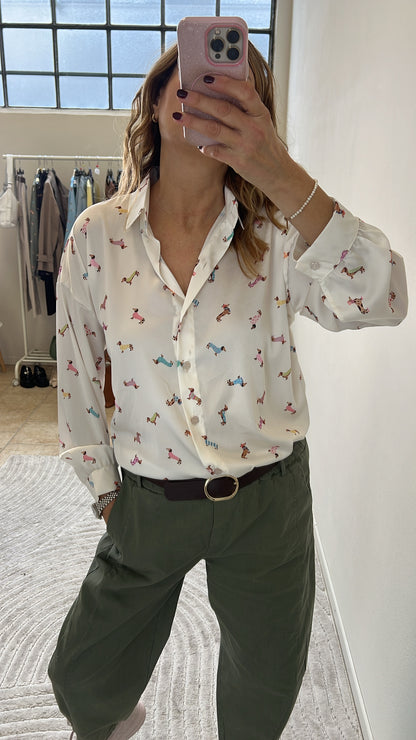 CAMICIA BASSOTTI PANNA