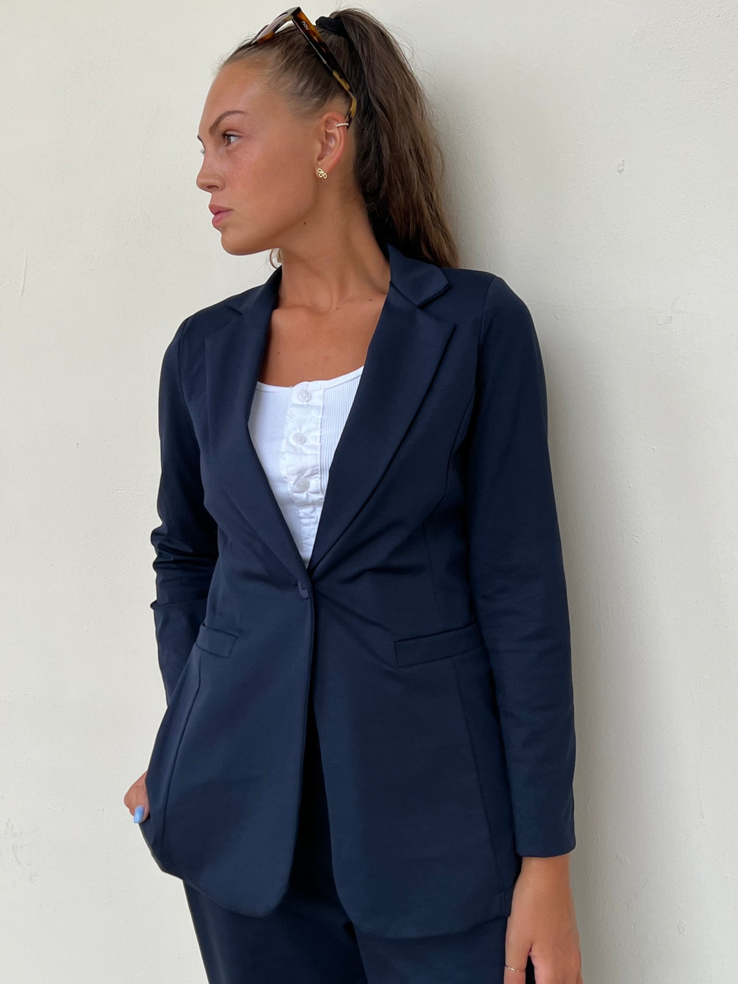 BLAZER OFFICE BLU TAGLIA S