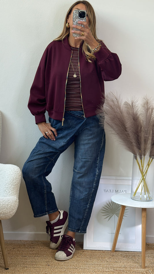 BOMBER BURGUNDY