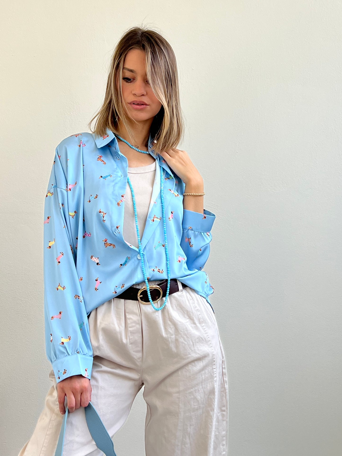 GESSY PANTALONE OVETTO SABBIA