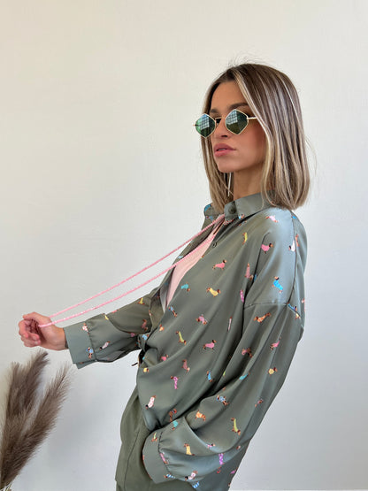 CAMICIA BASSOTTI MILITARE