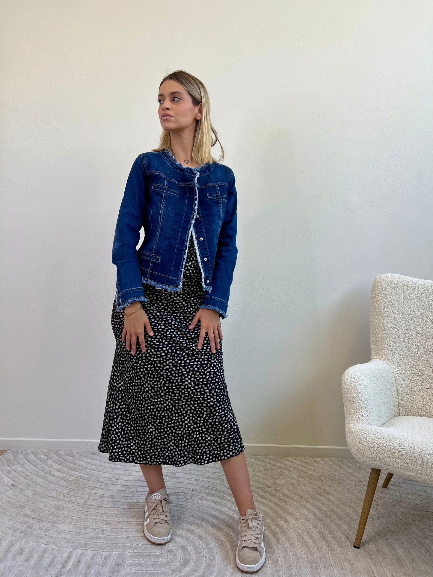 GIACCA DENIM STRETCH taglia S