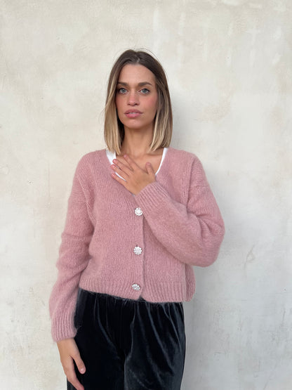 CLIO CARDIGAN BLUSH