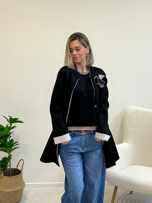IRIS CAPPOTTINO NEOPRENE NERO