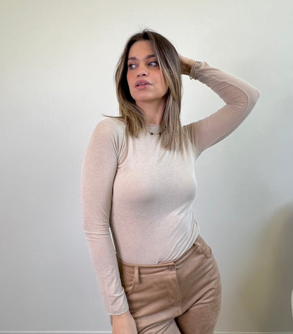 PANTALONE SUEDE TAGLIA L