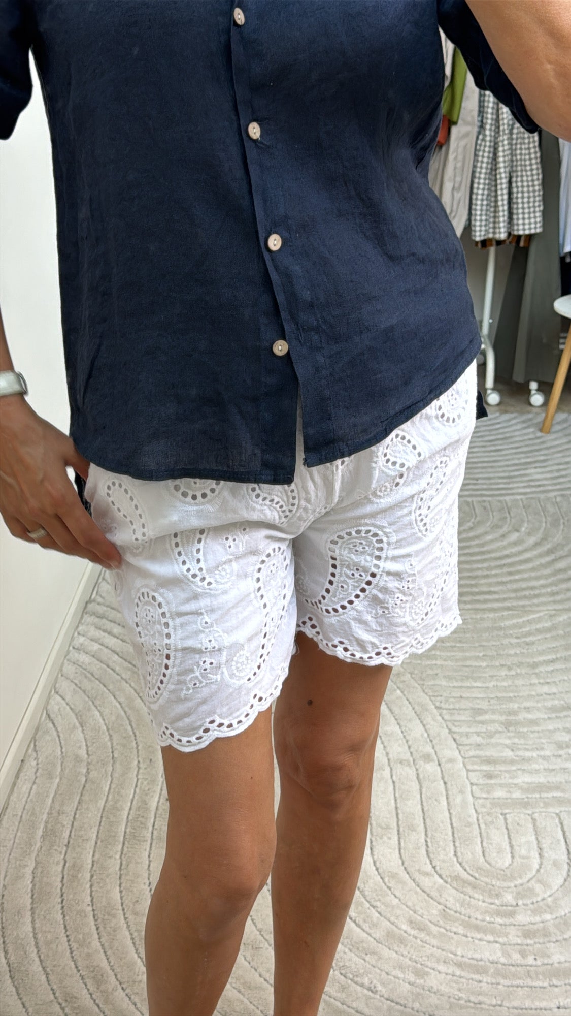 SHORT SANGALLO BIANCO