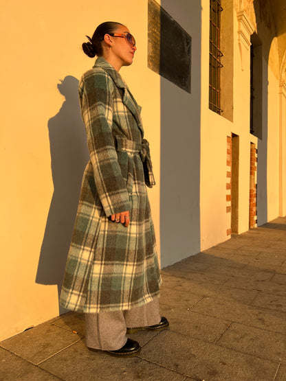 BOVARY CAPPOTTO FANTASIA TARTAN GRIGIO & OTTANIO