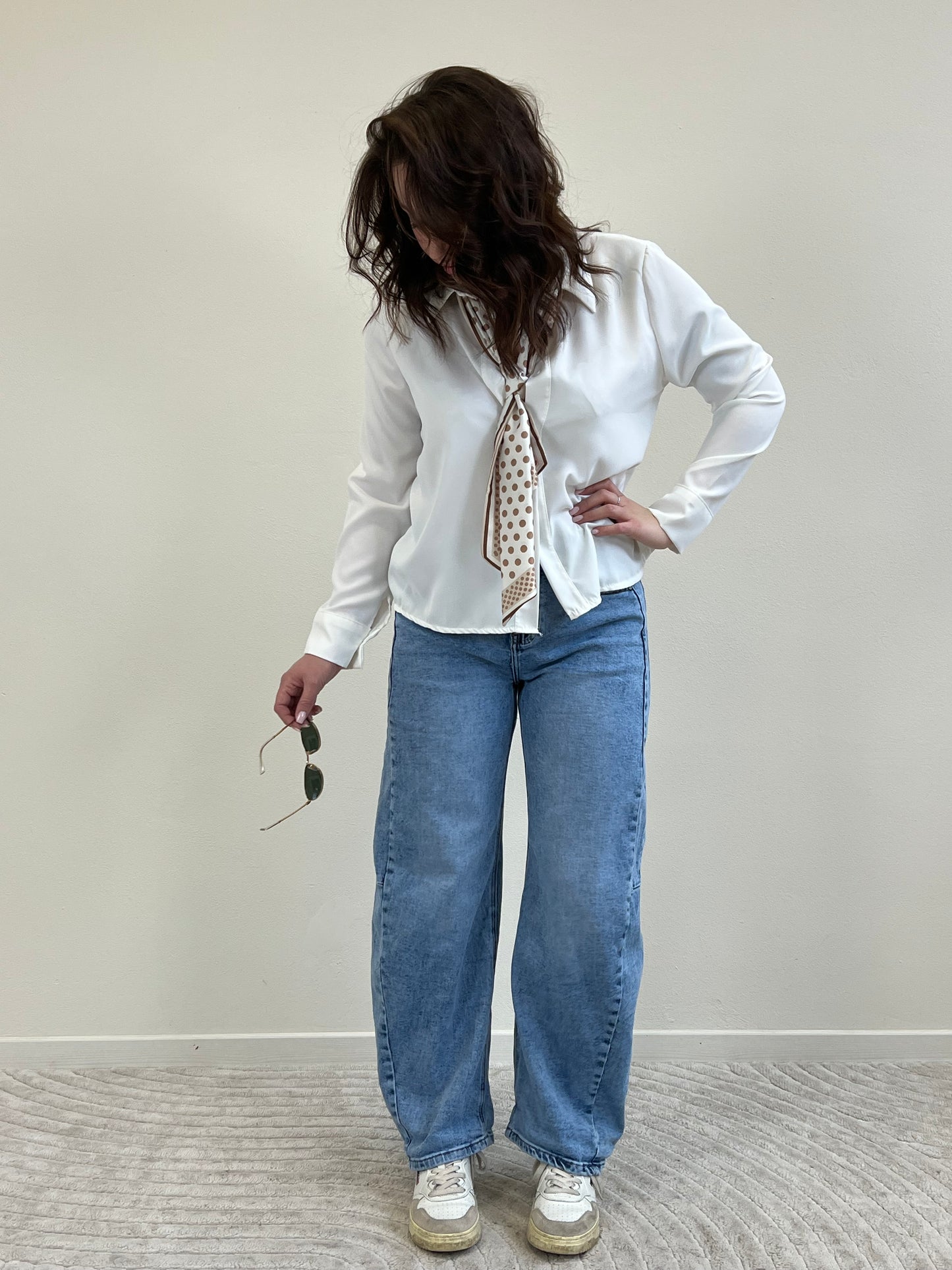 ABBY CAMICIA CON FOULARD