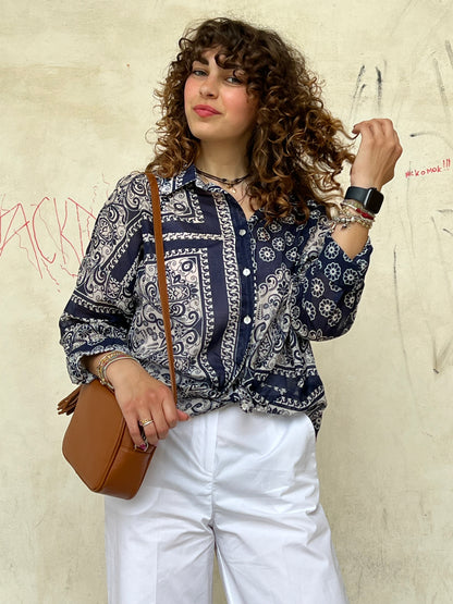 AMY blusa fantasia bandana